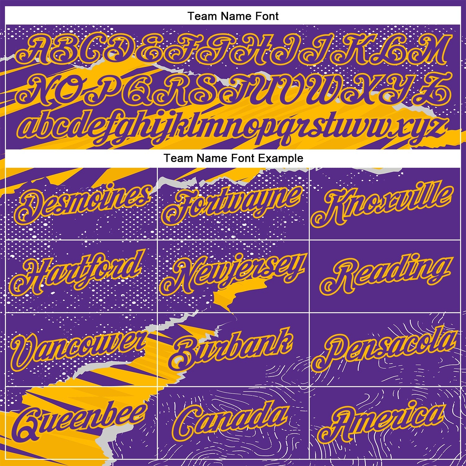Custom Stitched Purple Gold 3D Pattern Design Torn Paper Style Sports Pullover Sweatshirt Hoodie