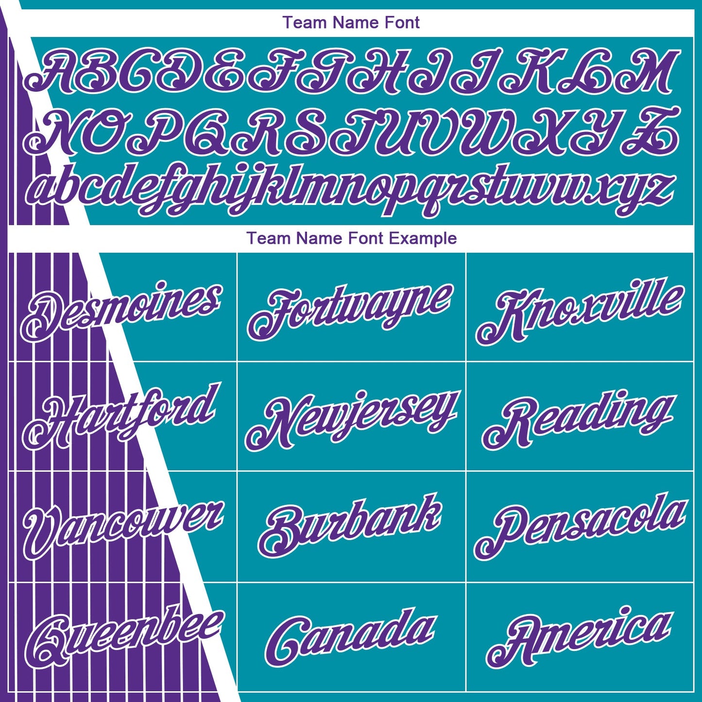 Custom Teal Purple-White Triangle Pinstripes Authentic City Edition Basketball Jersey