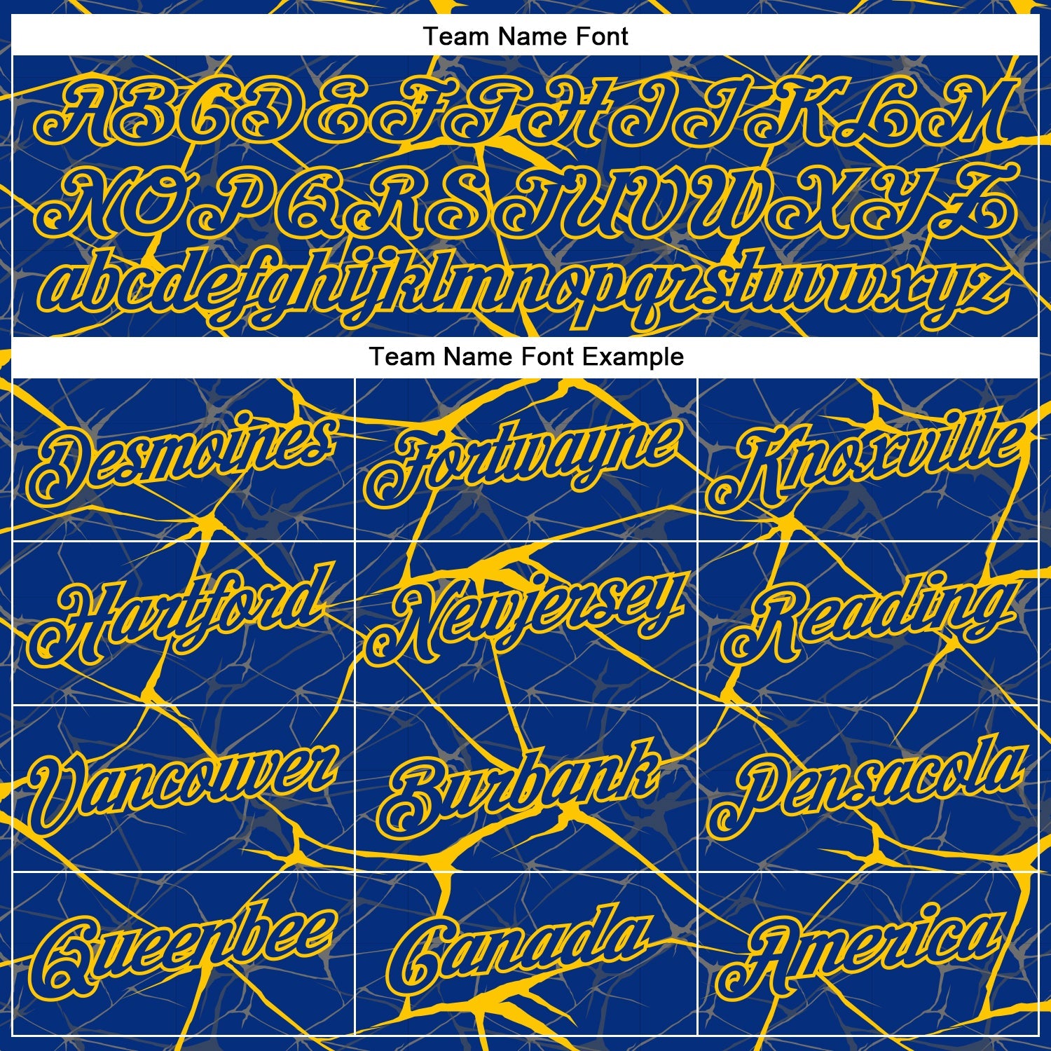 Custom Royal Yellow 3D Pattern Design Abstract Network Performance T-Shirt