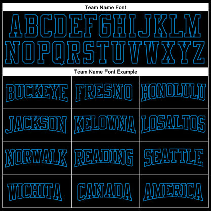 Custom Stitched Black Blue 3D Pattern Design Gradient Square Shape Sports Pullover Sweatshirt Hoodie