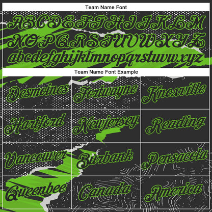 Custom Stitched Black Aurora Green 3D Pattern Design Torn Paper Style Sports Pullover Sweatshirt Hoodie