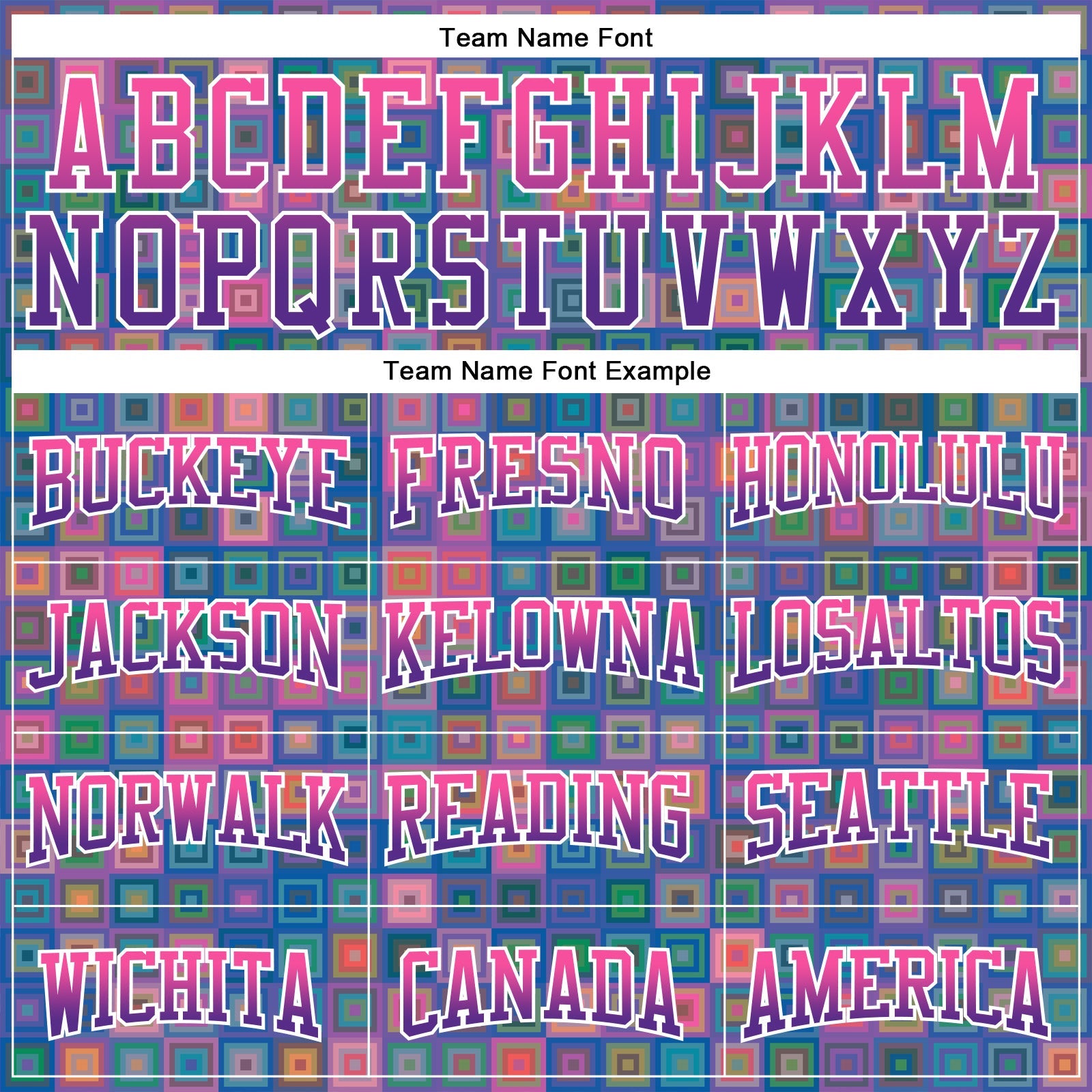 Custom Stitched Royal Pink-Purple 3D Pattern Design Geometric GradientSquare Shapes Sports Pullover Sweatshirt Hoodie