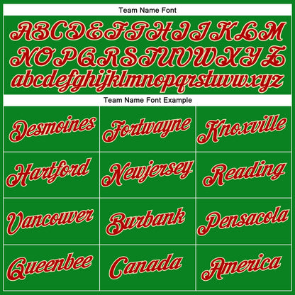 Custom Stitched Grass Green Red-Cream Funny Christmas 3D Sports Pullover Sweatshirt Hoodie