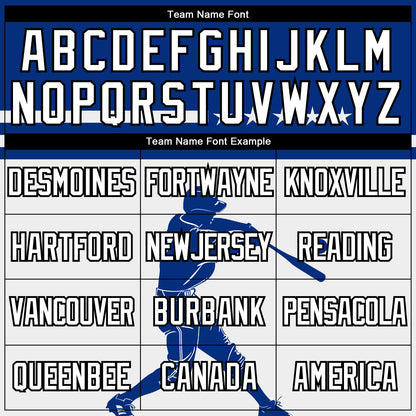 Custom White Royal-Black 3D Honduras Honduran Flag Sports Pullover Sweatshirt Hoodie