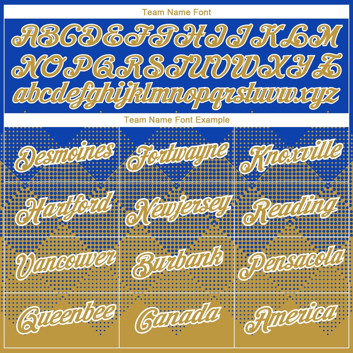 Custom Thunder Blue Old Gold-White 3D Pattern Design Gradient Square Shapes Performance T-Shirt