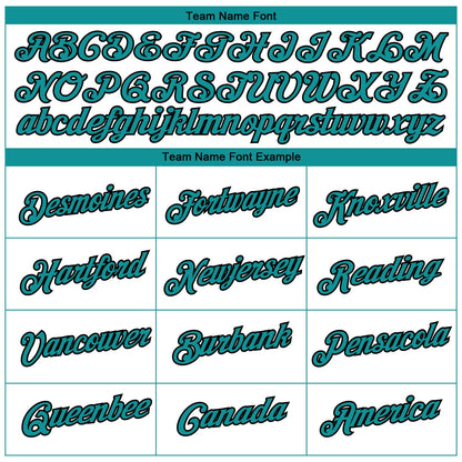 Custom White Teal-Black 3D Pattern Design Gradient Style Twinkle Star Performance T-Shirt
