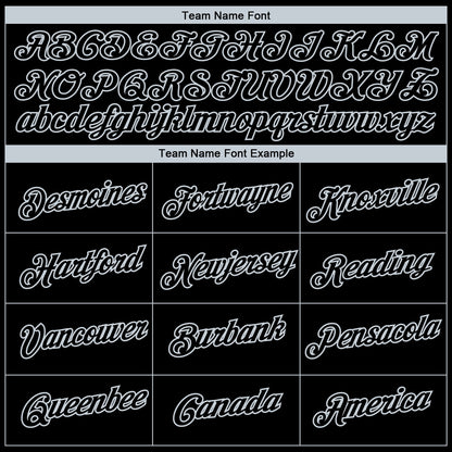 Custom Black Silver 3D Las Vegas City Edition Fade Fashion Performance T-Shirt