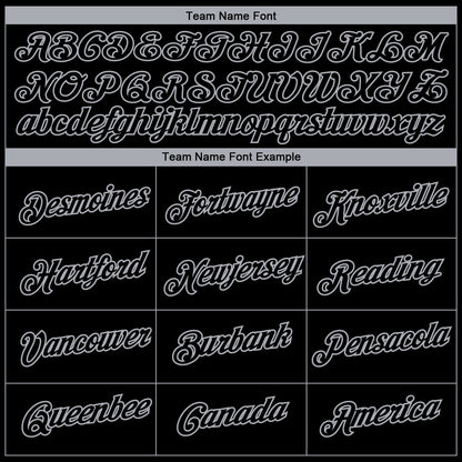Custom Black Gray 3D San Antonio City Edition Fade Fashion Performance T-Shirt
