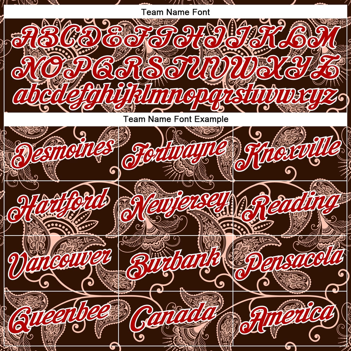 Custom Stitched Brown Red-White 3D Pattern Design Ethnic Paisley Floral Bandana Sports Pullover Sweatshirt Hoodie