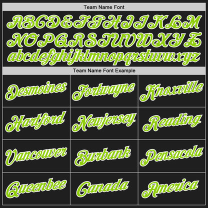 Custom Stitched Black Neon Green-White 3D Pattern Design Abstract Brush Stroke Sports Pullover Sweatshirt Hoodie