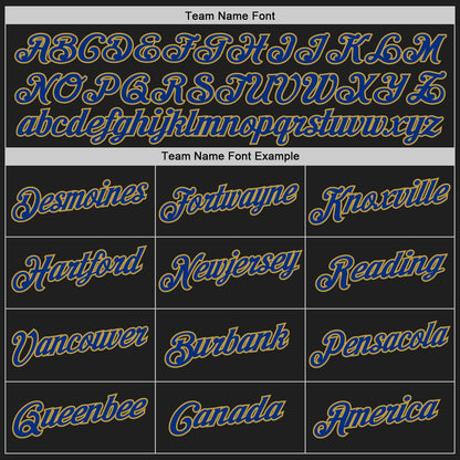 Custom Stitched Black Royal-Old Gold 3D Pattern Design Abstract Brush Stroke Sports Pullover Sweatshirt Hoodie
