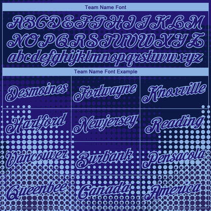 Custom Stitched Dark Purple Light Blue-Navy 3D Pattern Design Modern Polka Dot Sports Pullover Sweatshirt Hoodie