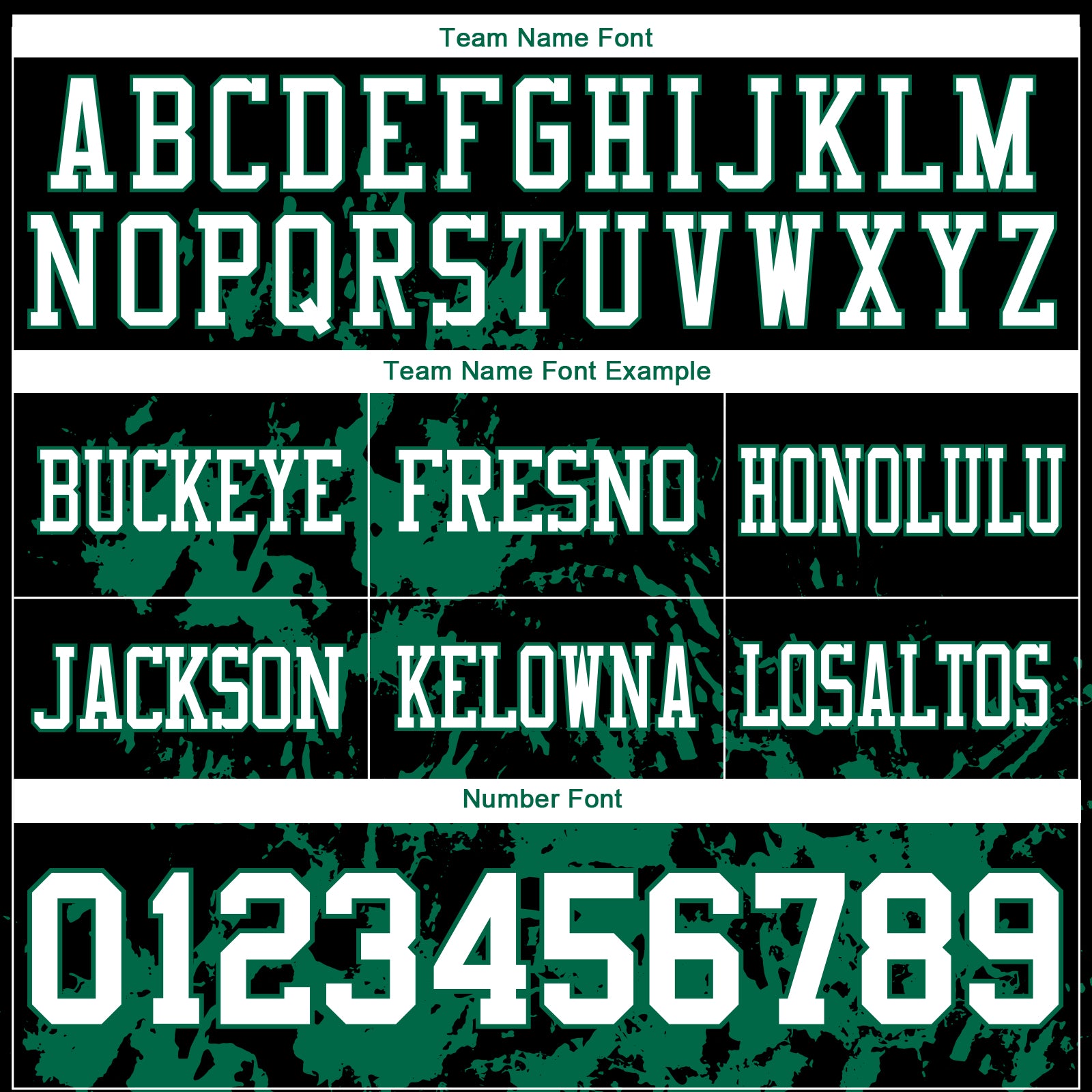 Custom Black White-Kelly Green 3D Pattern Splash Authentic Football Jersey