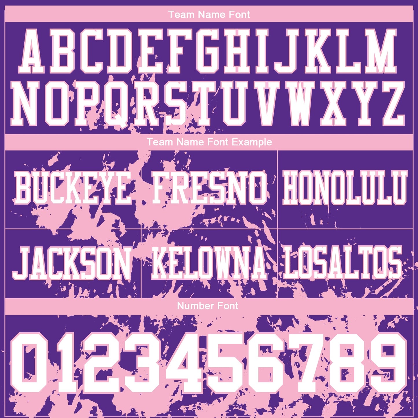 Custom Purple White-Light Pink 3D Pattern Splash Authentic Football Jersey