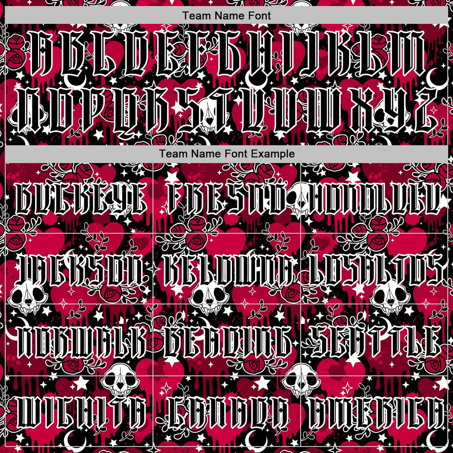 Custom Red Black-White 3D Skull Roses Gothic Splash Hearts Stars Sports Pullover Sweatshirt Hoodie