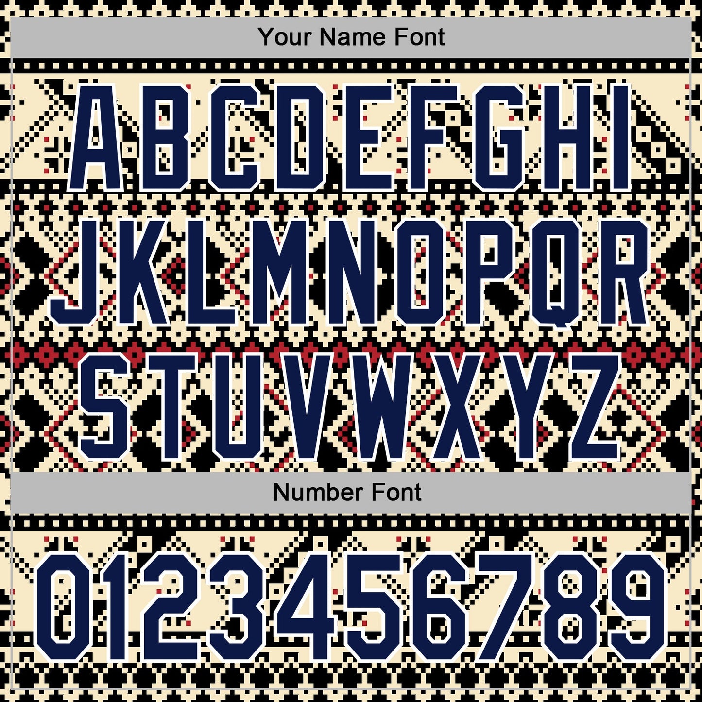 Custom Stitched Cream Navy Black-White 3D Pattern Design Tribal Ethnic Native American Sports Pullover Sweatshirt Hoodie