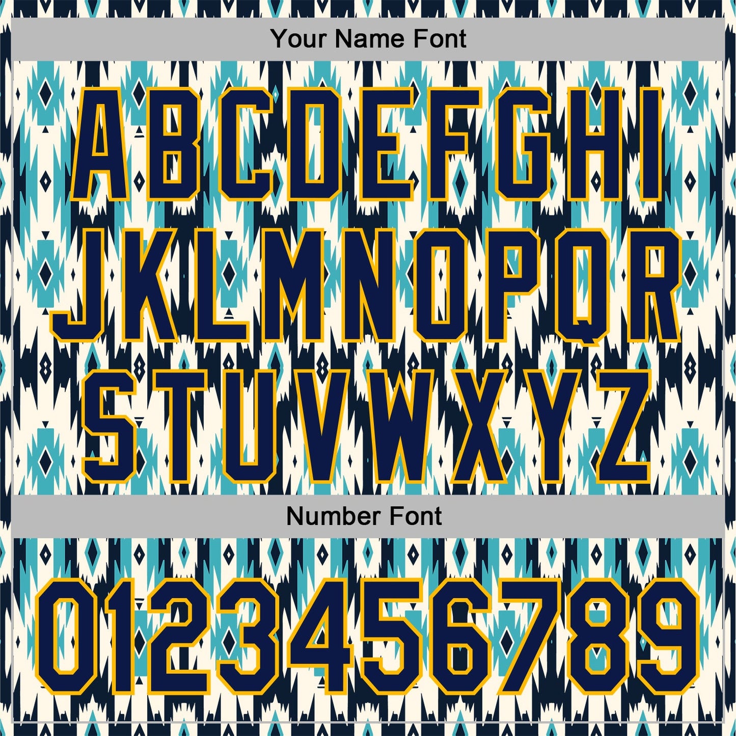 Custom Stitched Cream Navy-Gold 3D Pattern Design Tribal Ethnic Native American Sports Pullover Sweatshirt Hoodie