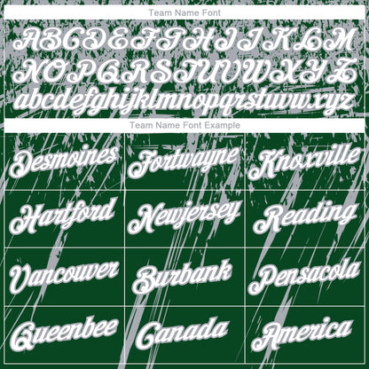 Custom Stitched Green White-Gray 3D Pattern Design Splash Grunge Art Sports Pullover Sweatshirt Hoodie
