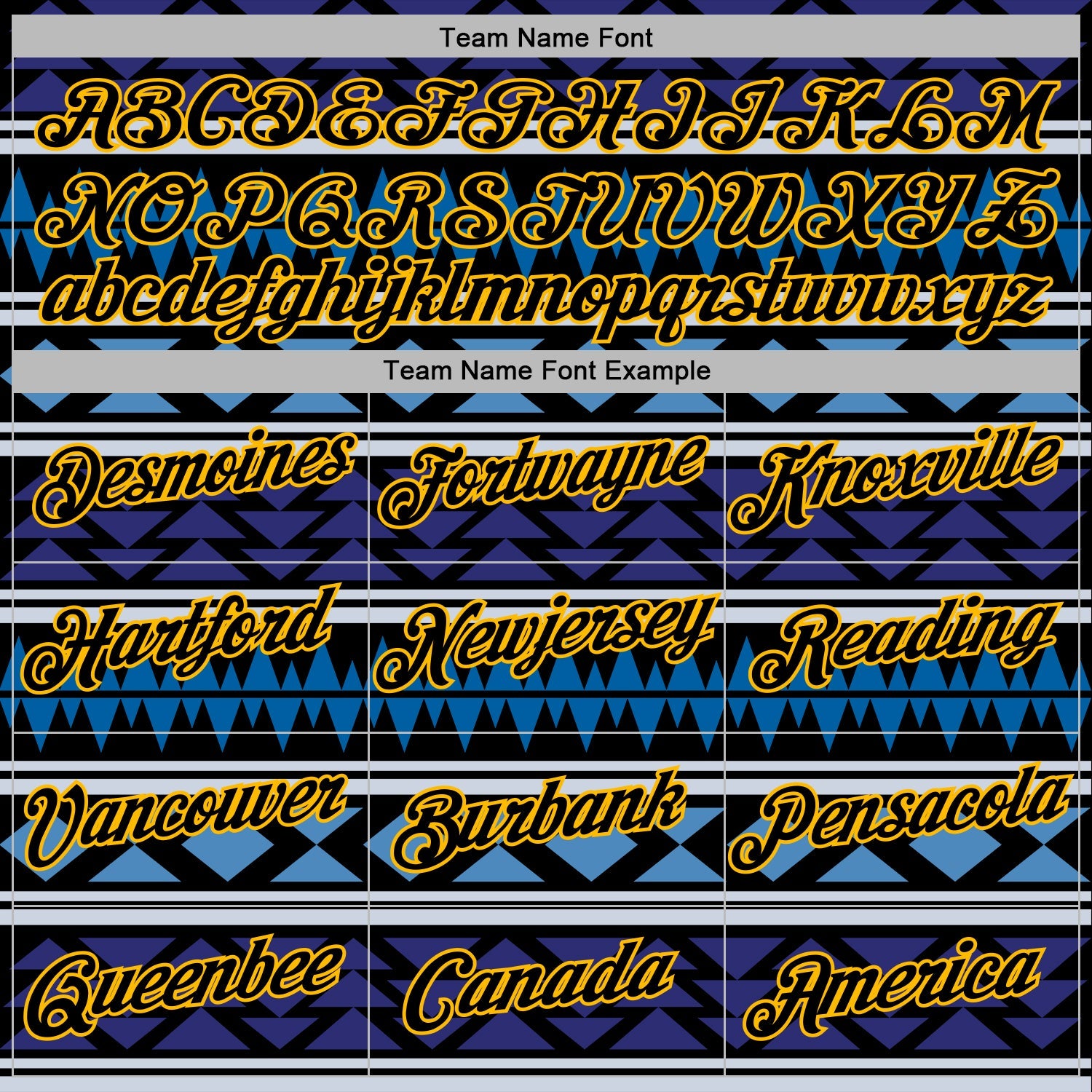 Custom Stitched Black Blue-Gold 3D Mexico Aztec Pattern Sports Pullover Sweatshirt Hoodie