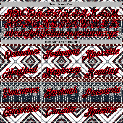 Custom Stitched White Black Gray Blue-Fire Red 3D Mexico Aztec Pattern Sports Pullover Sweatshirt Hoodie