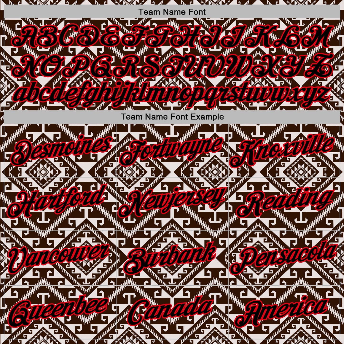 Custom Stitched Brown Black White-Fire Red 3D Mexico Aztec Pattern Sports Pullover Sweatshirt Hoodie