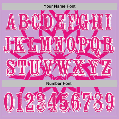 Custom Light Purple Hot Pink-White 3D Pink Ribbon Breast Cancer Awareness Women Health Care Support Sports Pullover Sweatshirt Hoodie