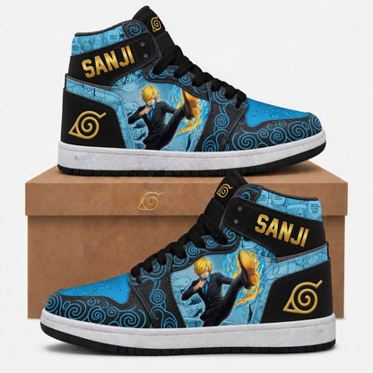 Anime Fan Edition High Top Sneakers — Anime Inspired Inspired Fan Shoes - Custom Fan Apparel Image 5