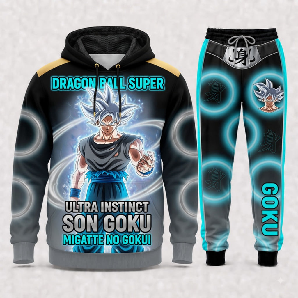 Son Goku Hoodie & Sweatpants Tracksuit Set — Dragon Ball Z Inspired - Custom Fan Apparel Image 7