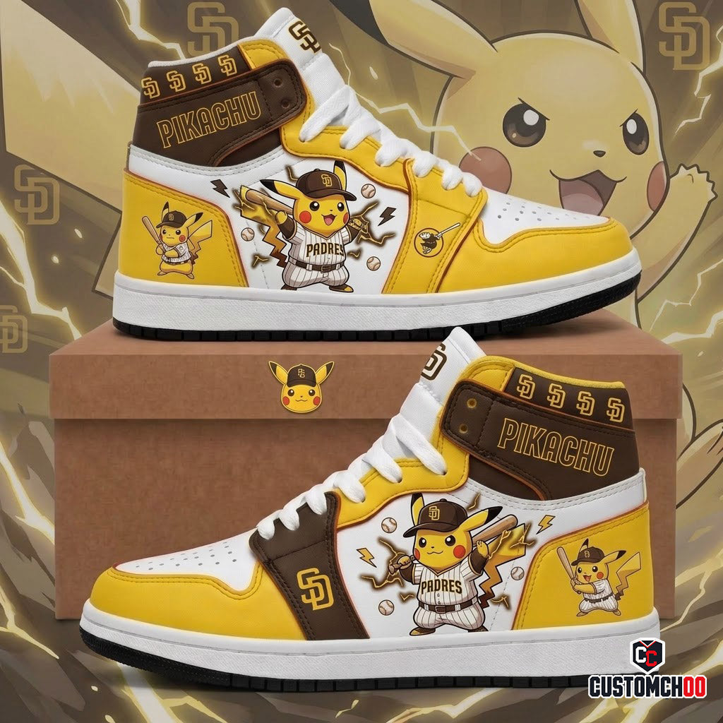 MLB x Pokemon Baseball Fan High Top Sneakers | All 30 Teams Available