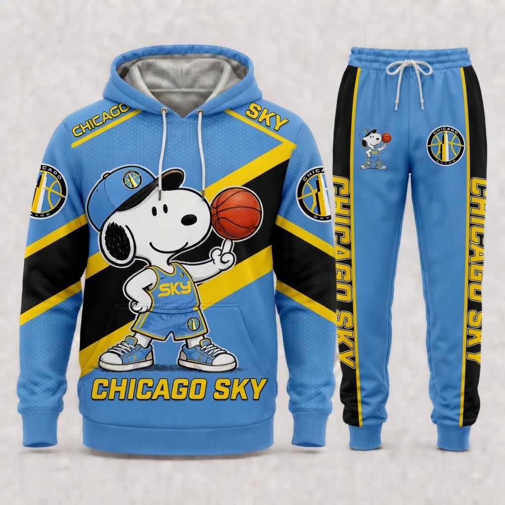 Sport Fan Set — Hoodie & Sweatpants Set | All 15 Teams Available-COMBO GIFTS FOR FAN basketball woman
