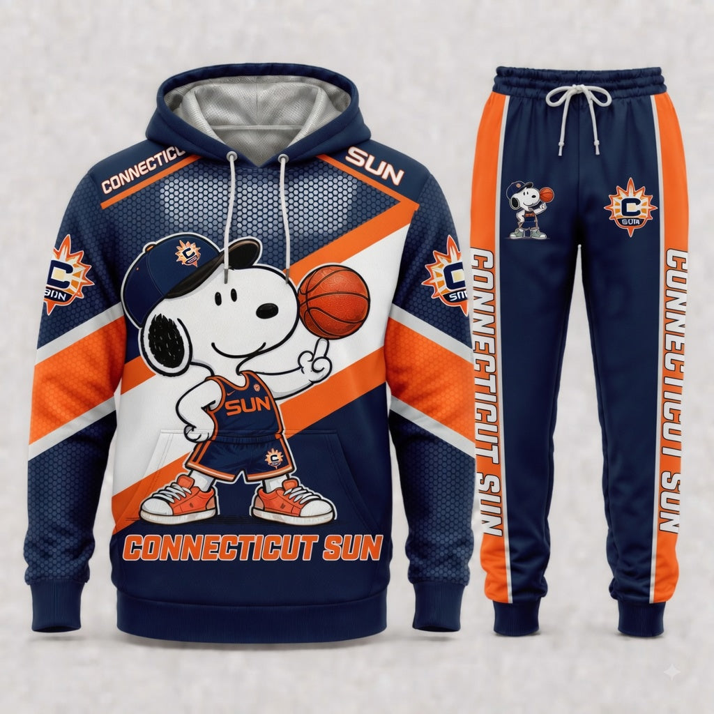 Sport Fan Set — Hoodie & Sweatpants Set | All 15 Teams Available-COMBO GIFTS FOR FAN basketball woman
