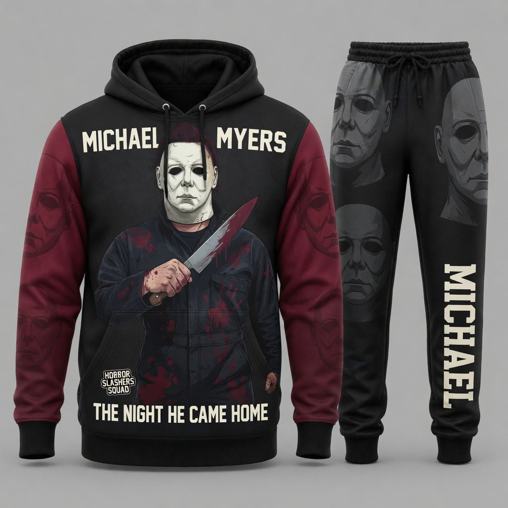 Michael Myers - Horror Slashers Squad Halloween Hoodie and Pants Set