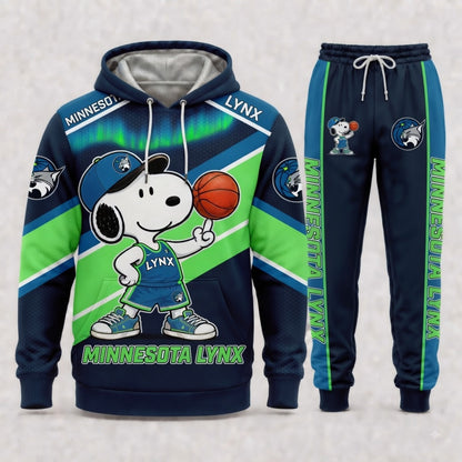 Sport Fan Set — Hoodie & Sweatpants Set | All 15 Teams Available-COMBO GIFTS FOR FAN basketball woman