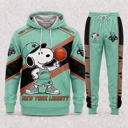 Sport Fan Set — Hoodie & Sweatpants Set | All 15 Teams Available-COMBO GIFTS FOR FAN basketball woman