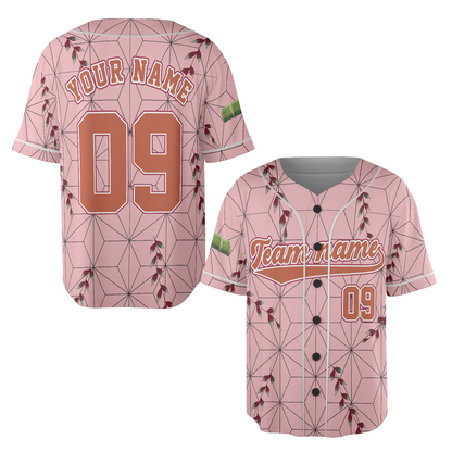 Custom Demon Hunter Baseball Jersey Shirt, Personalized Cosplay Anime Style Team Uniform, Sports Fan Gift