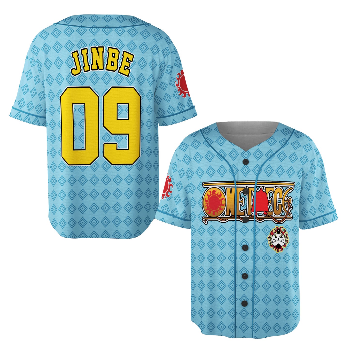 Custom One Piece Baseball Jersey Shirt, Personalized Cosplay Anime Style Team Uniform, Sports Fan Gift (Copy)