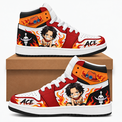 Limited Edition One Piece Squad Fan Shoes — Anime High Top Sneaker Gift