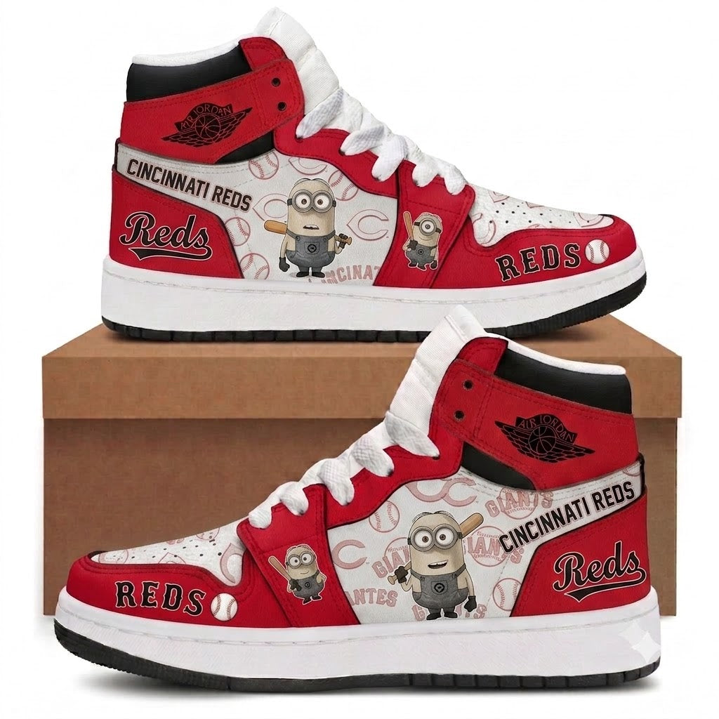 Baseball Sport Fan Sneakers | All 30 Teams Available - Cartoon Game Day Gifts