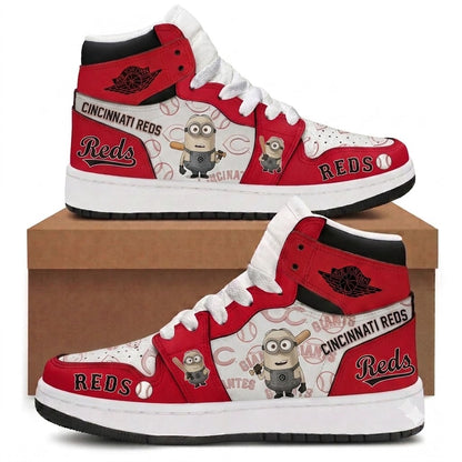 Baseball Sport Fan Sneakers | All 30 Teams Available - Cartoon Game Day Gifts