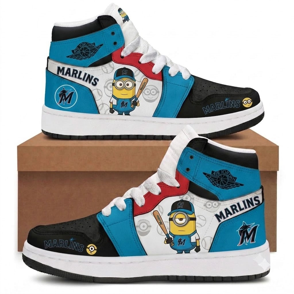 Baseball Sport Fan Sneakers | All 30 Teams Available - Cartoon Game Day Gifts