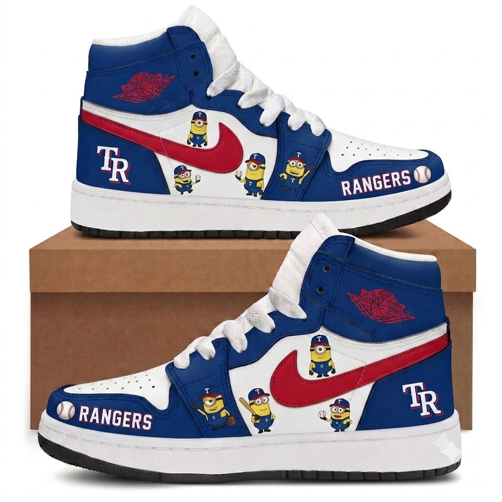 Baseball Sport Fan Sneakers | All 30 Teams Available - Cartoon Game Day Gifts