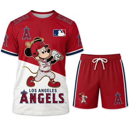 All 30 BASEBALL Teams Available-COMBO GIFTS FOR FAN | Sport Fan Set — T-Shirt + Shorts