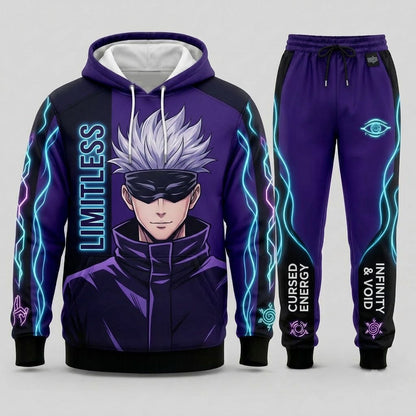 Limited Edition Cursed Academy Fan Set — Hoodie & Sweatpant | Anime Gift - Custom Fan Apparel Image 1