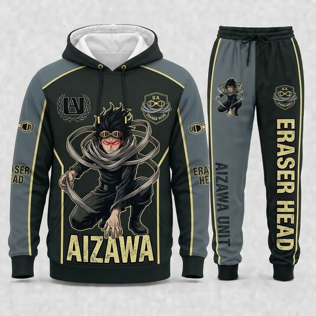 Limited Edition Hero Academy Anime Set — Hoodie & Sweatpants | Streetwear Gift - Custom Fan Apparel Image 7