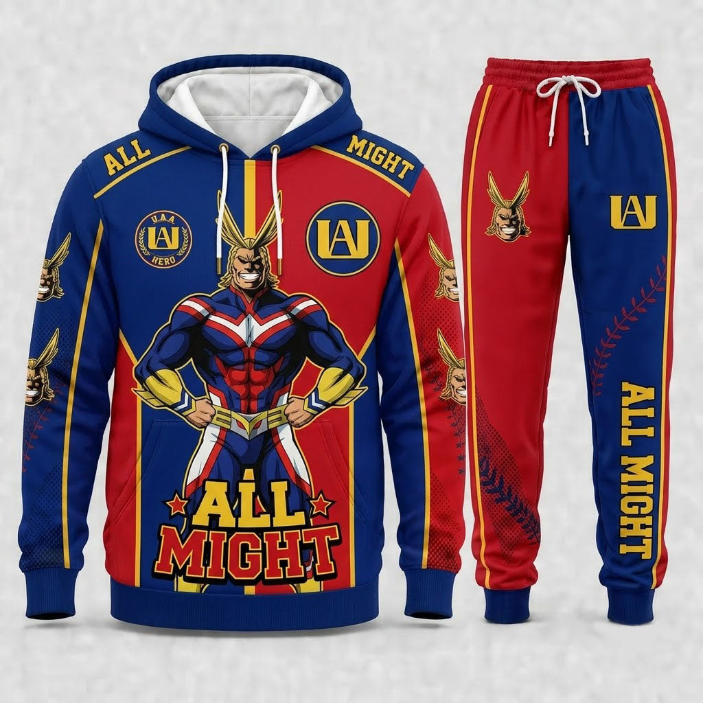 Limited Edition Hero Academy Anime Set — Hoodie & Sweatpants | Streetwear Gift - Custom Fan Apparel Image 4