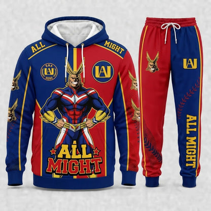 Limited Edition Hero Academy Anime Set — Hoodie & Sweatpants | Streetwear Gift - Custom Fan Apparel Image 4