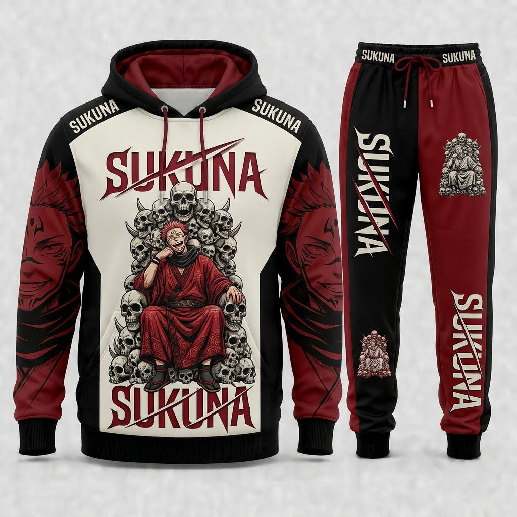 Limited Edition Cursed Academy Fan Set — Hoodie & Sweatpant | Anime Gift - Custom Fan Apparel Image 12