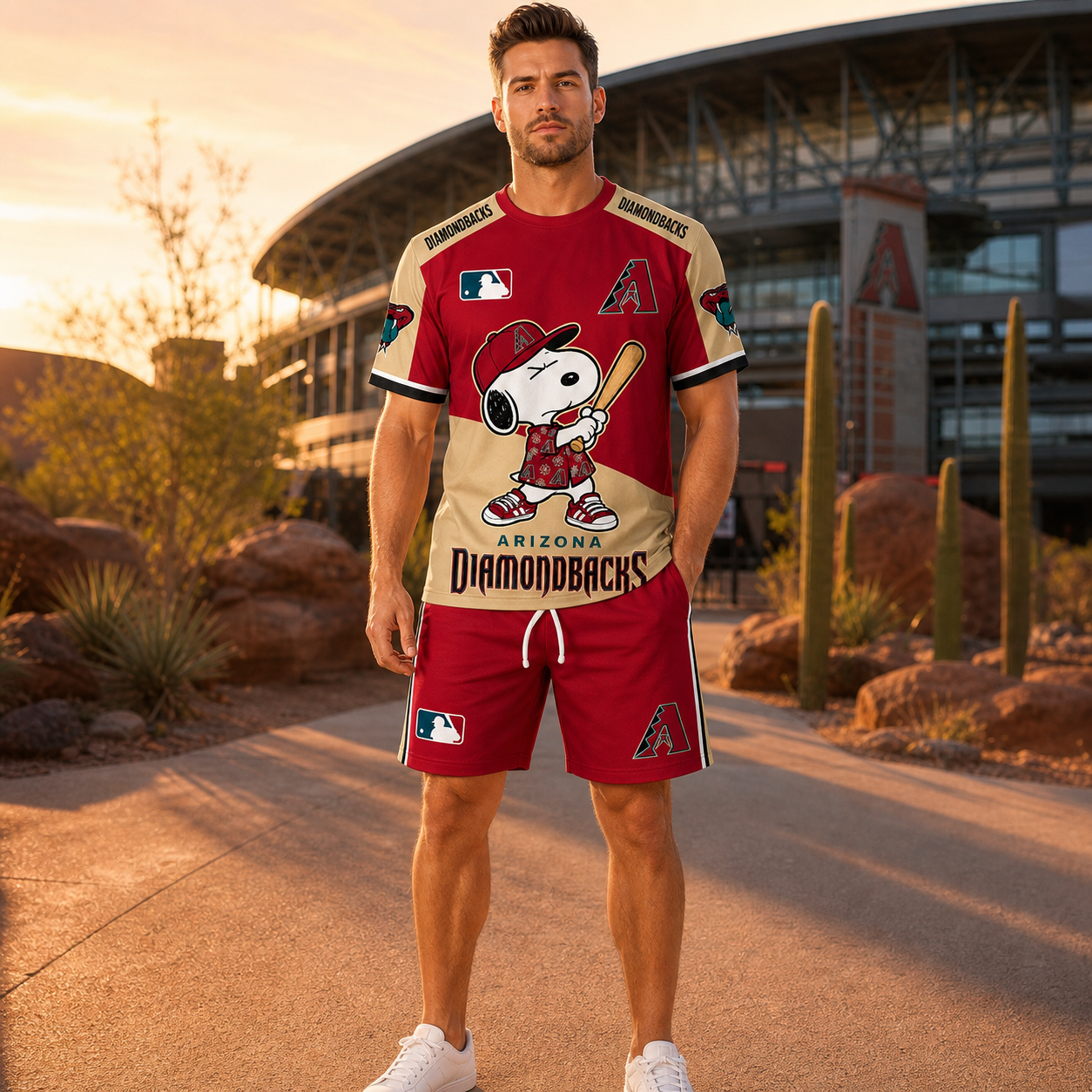 Sport Fan Set — T-Shirt + Shorts | All 30 Teams Available-COMBO GIFTS FOR FAN