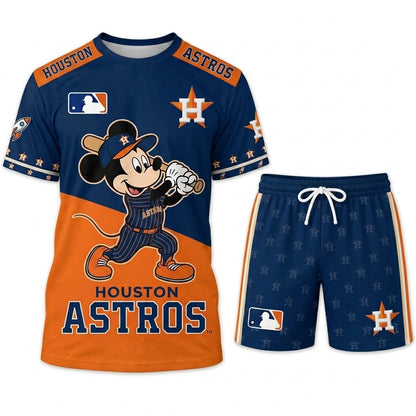 All 30 BASEBALL Teams Available-COMBO GIFTS FOR FAN | Sport Fan Set — T-Shirt + Shorts