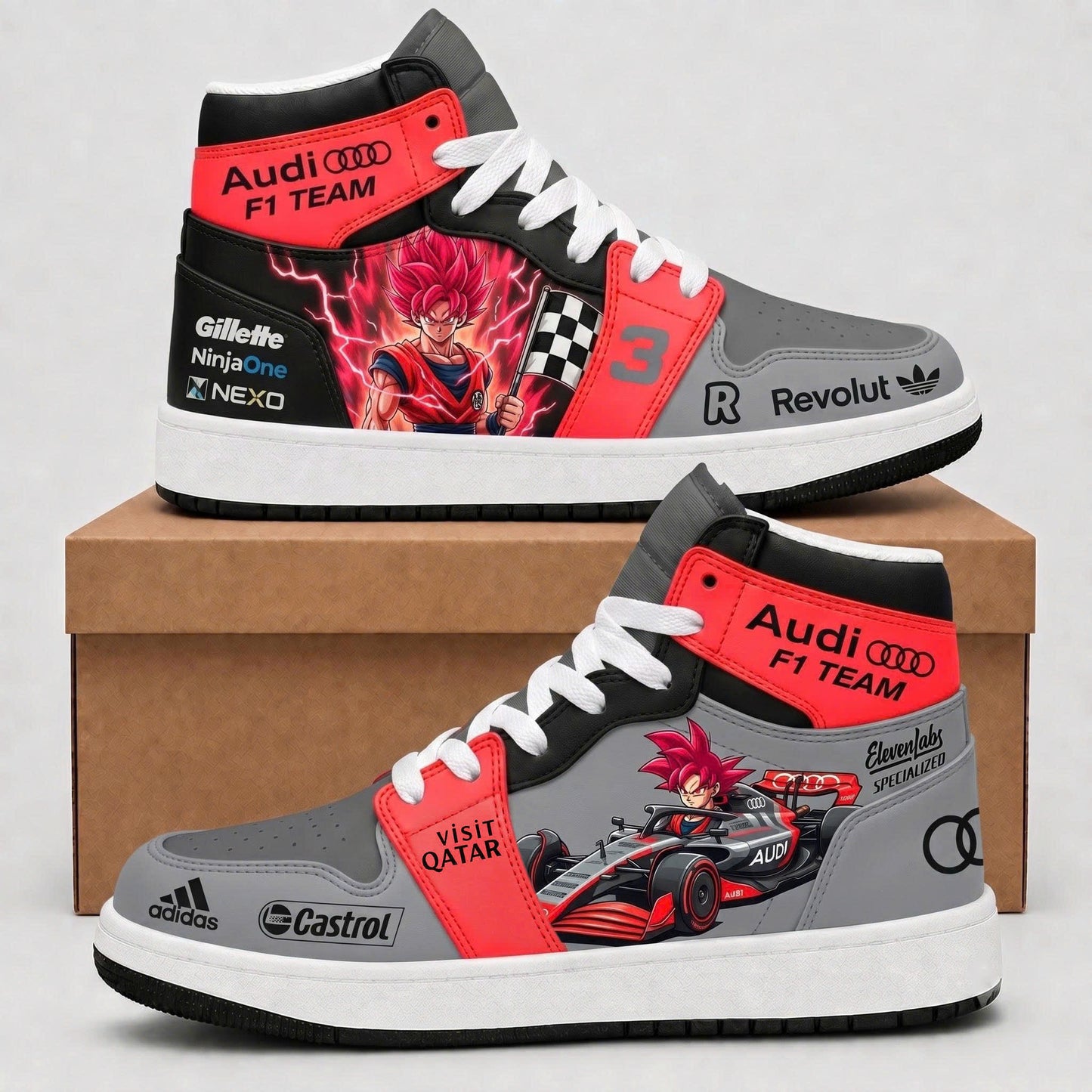Sport Racing Fan Shoes | All 11 Formula Teams Available -SGKu